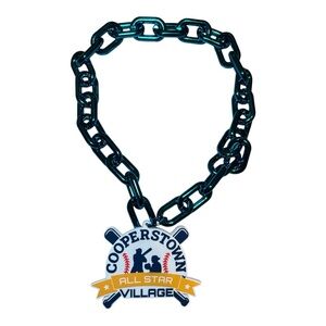 Cooperstown Allstar Village power necklace Color is Blue it is new